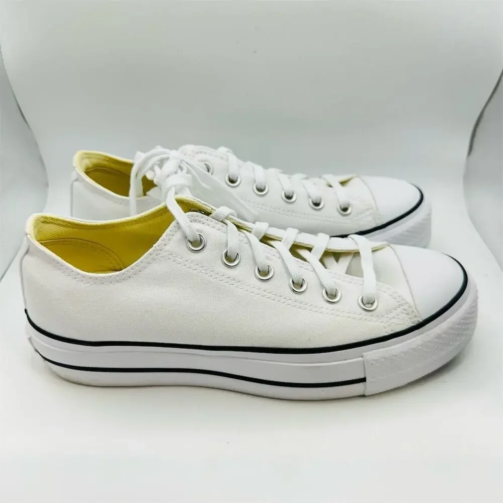 Converse Chuck Taylor All Star Lift Platform White Sneakers | Women's 9 US NWOB